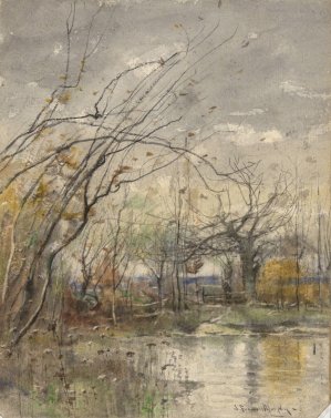 Landscape by John Francis Murphy Oil Painting
