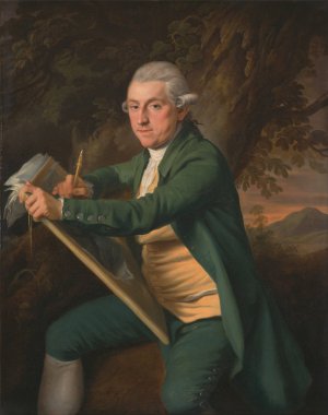 George Robertson by John Francis Rigaud Oil Painting