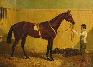Alice Hawthorn by John Frederick Herring Snr. Oil Painting