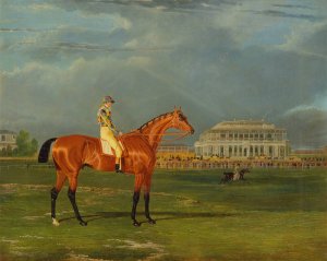 Memnon, with William Scott Up by John Frederick Herring Snr. Oil Painting