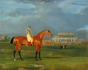 Memnon, with William Scott Up by John Frederick Herring Snr. Oil Painting
