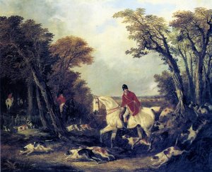 On the Scent Oil painting by John Frederick Herring Sr