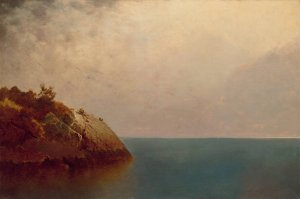 A Foggy Sky by John Frederick Kensett Oil Painting