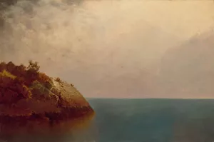 A Foggy Sky by John Frederick Kensett Oil Painting