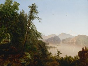 Along The Hudson by John Frederick Kensett Oil Painting