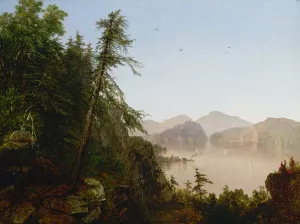 Along The Hudson by John Frederick Kensett Oil Painting