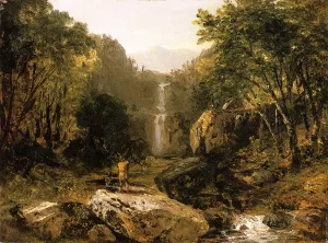 Catskill Mountain Scenery painting by John Frederick Kensett