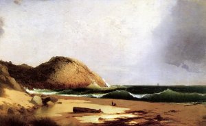 Eagle Rock, Manchester, Massachusetts by John Frederick Kensett Oil Painting