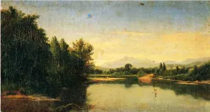 Eastern Mountain Lake by John Frederick Kensett - Oil Painting Reproduction