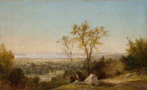 Lake Champlain by John Frederick Kensett Oil Painting