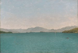Lake George, Free Study Oil painting by John Frederick Kensett