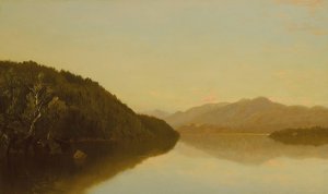 Lake George by John Frederick Kensett Oil Painting