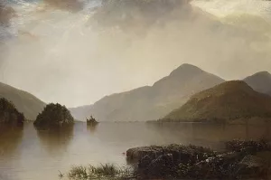 Lake George by John Frederick Kensett Oil Painting