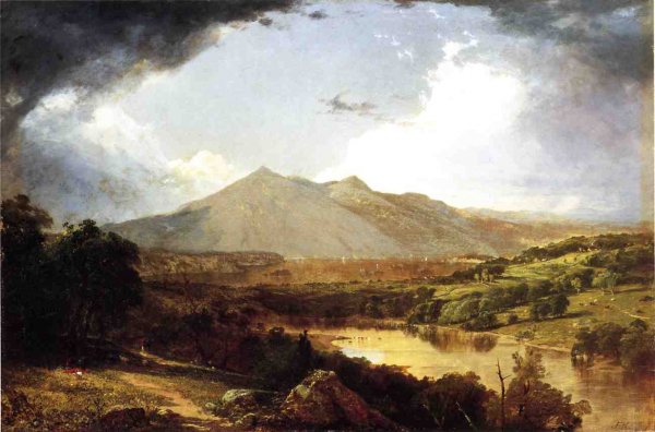 Lakes of Killarney by John Frederick Kensett - Hand-Painted Oil Painting Reproduction