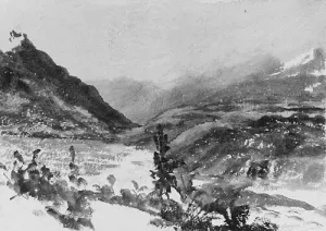 Mountain Landscape, Lombardy Oil painting by John Frederick Kensett