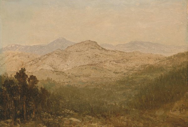 Mountains In Colorado  by John Frederick Kensett - Hand-Painted Oil Painting Reproduction