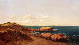 Narragansett Coast by John Frederick Kensett Oil Painting