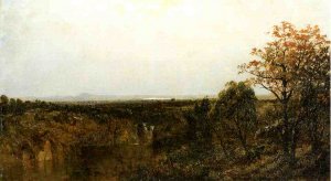New England Composition Scenery by John Frederick Kensett Oil Painting