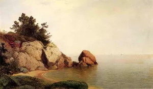 Newport Coast by John Frederick Kensett Oil Painting