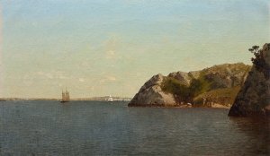 Newport, Rhode Island by John Frederick Kensett Oil Painting