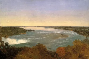 Niagara Falls and the Rapids by John Frederick Kensett Oil Painting