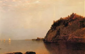 On the Connecticut Shore Oil painting by John Frederick Kensett
