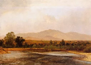 On the St. Vrain, Colorado Territory by John Frederick Kensett Oil Painting