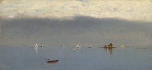Passing off of the Storm by John Frederick Kensett Oil Painting