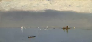 Passing off of the Storm by John Frederick Kensett Oil Painting