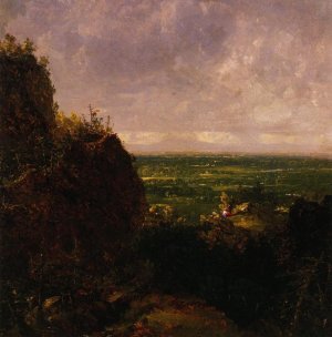Reminiscences of the Catskill Mountains by John Frederick Kensett Oil Painting