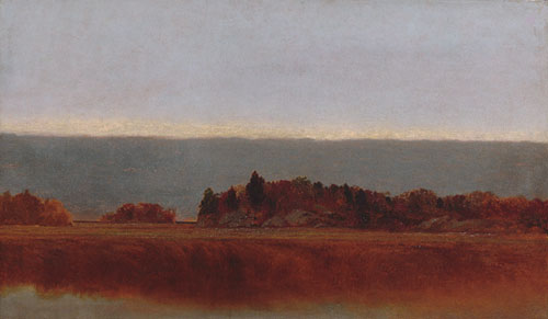 Salt Meadow in October by John Frederick Kensett - Hand-Painted Oil Painting Reproduction