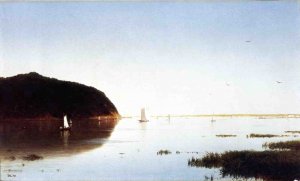 Shrewsbury River, New Jersey by John Frederick Kensett Oil Painting