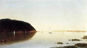 Shrewsbury River by John Frederick Kensett Oil Painting