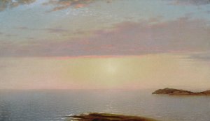 Sunset by John Frederick Kensett Oil Painting