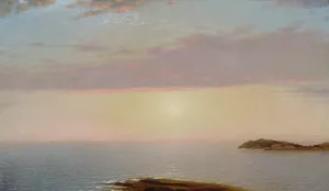 Sunset by John Frederick Kensett Oil Painting