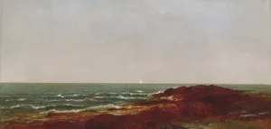The Sea by John Frederick Kensett Oil Painting
