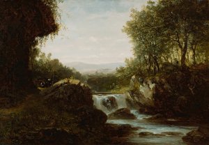 The Walking Tour by John Frederick Kensett Oil Painting