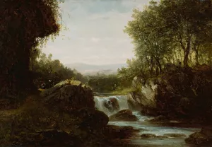 The Walking Tour by John Frederick Kensett Oil Painting