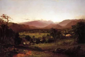 The White Mountains - From North Conway by John Frederick Kensett Oil Painting