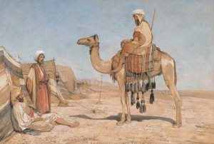 A Bedouin Encampment; Or, Bedouin Arabs by John Frederick Lewis Oil Painting