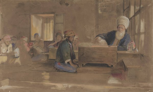 Main Product Photo of Arab School  Painting by John Frederick Lewis