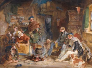 Highland Hospitality by John Frederick Lewis Oil Painting