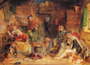 Highland Hospitality Oil painting by John Frederick Lewis