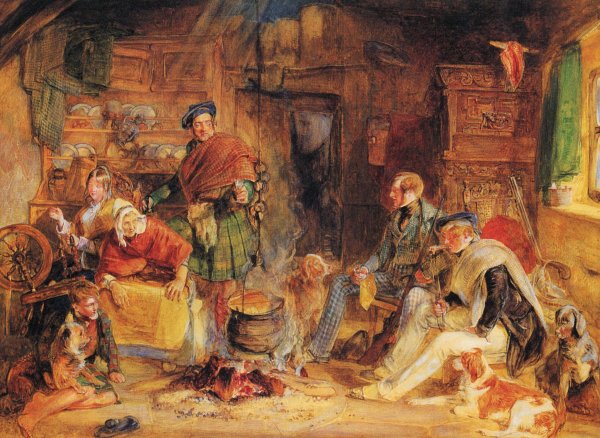 Main Product Photo of Highland Hospitality Painting by John Frederick Lewis