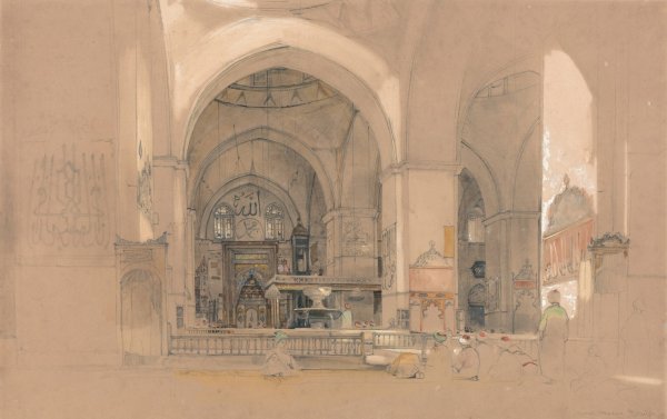Main Product Photo of Interior of the Great Mosque,  Painting by John Frederick Lewis