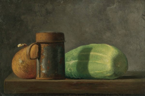 Main Product Photo of Cucumber Painting by John Frederick Peto