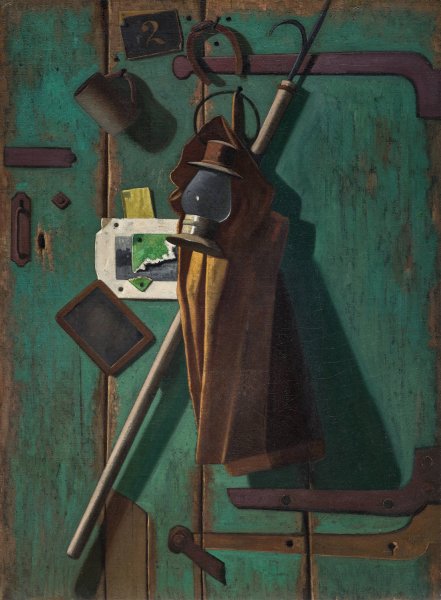 Fish House Door  by John Frederick Peto - Hand-Painted Oil Painting Reproduction