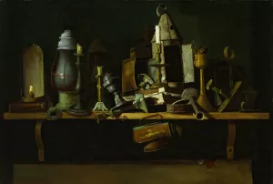 Lights of Other Days by John Frederick Peto Oil Painting