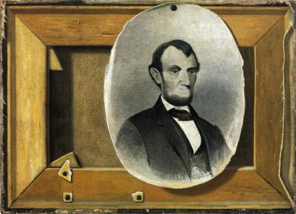 Main Product Photo of Lincoln and the Pfleger Stretcher Painting by John Frederick Peto