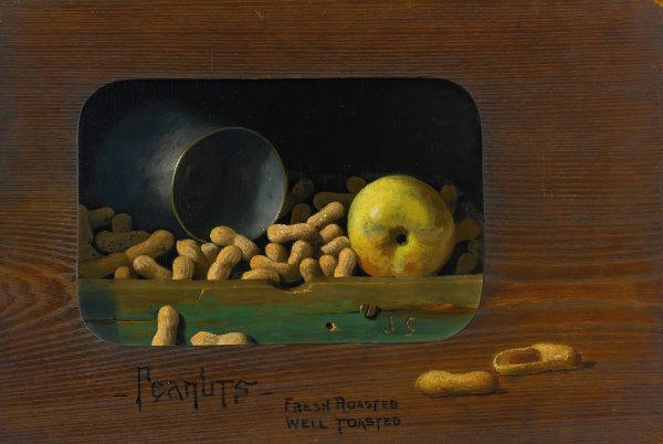 Main Product Photo of Peanuts-Fresh Roasted, Well Toasted  Painting by John Frederick Peto